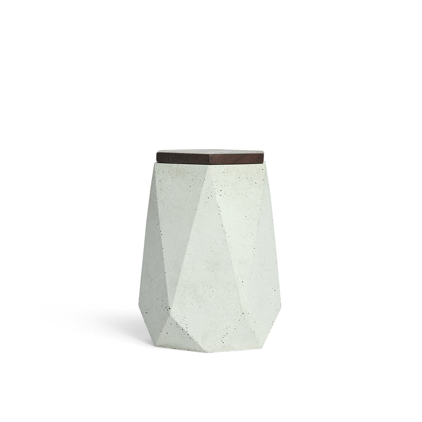 GEO CONCRETE URN:  KEEPSAKE OR PET